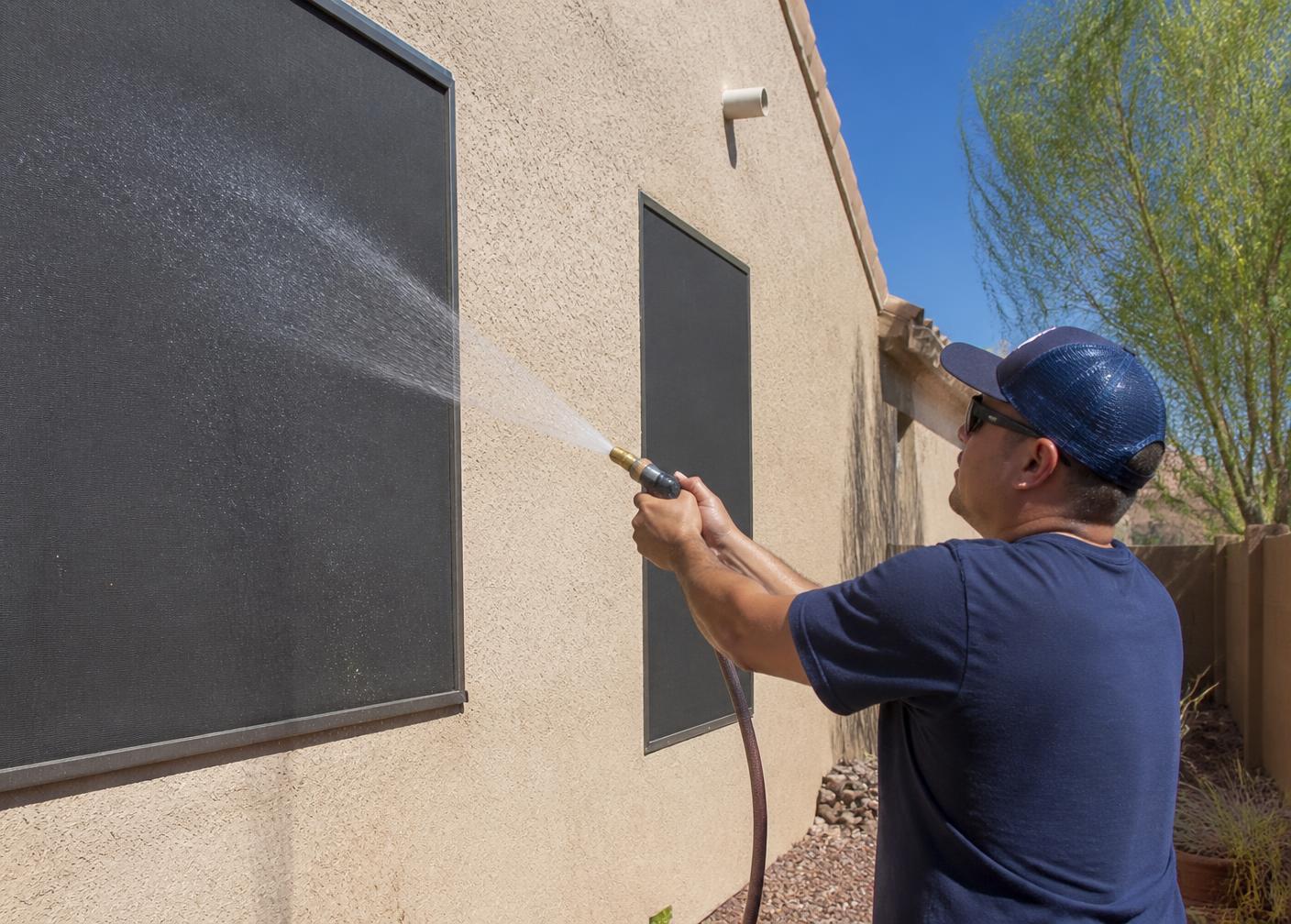 Sun Screen Cleaning