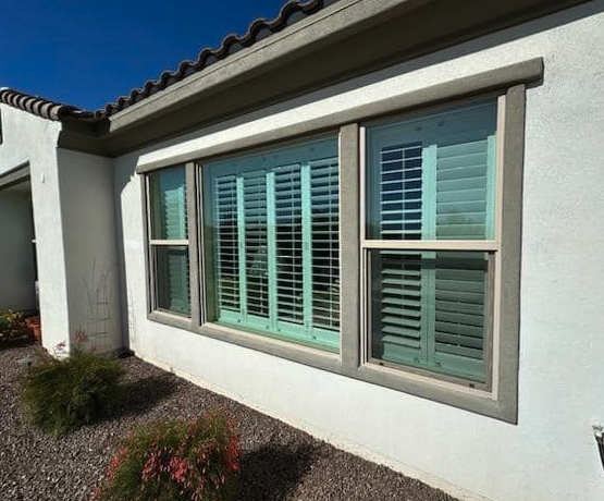 Window screens washed, dried, and reinstalled on a Phoenix home